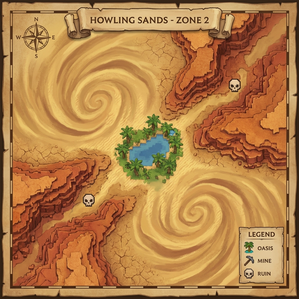 Zone 2: Heulende Sande